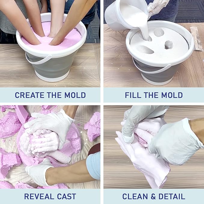 Yaadein™ DIY 3D Hand Sculpture Kit – Make Memories at Home