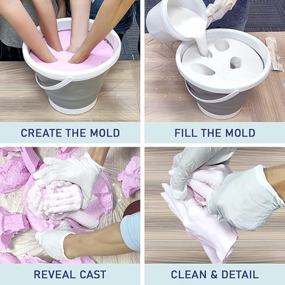 Yaadein™ DIY 3D Hand Sculpture Kit – Make Memories at Home