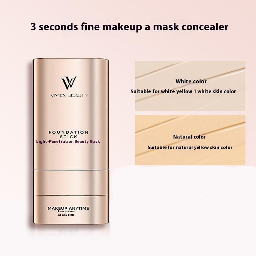 Waterproof Foundation Double-Head Concealer Stick Light Transparent Eraser Cover Beauty Muscle Brightening Skin Raising