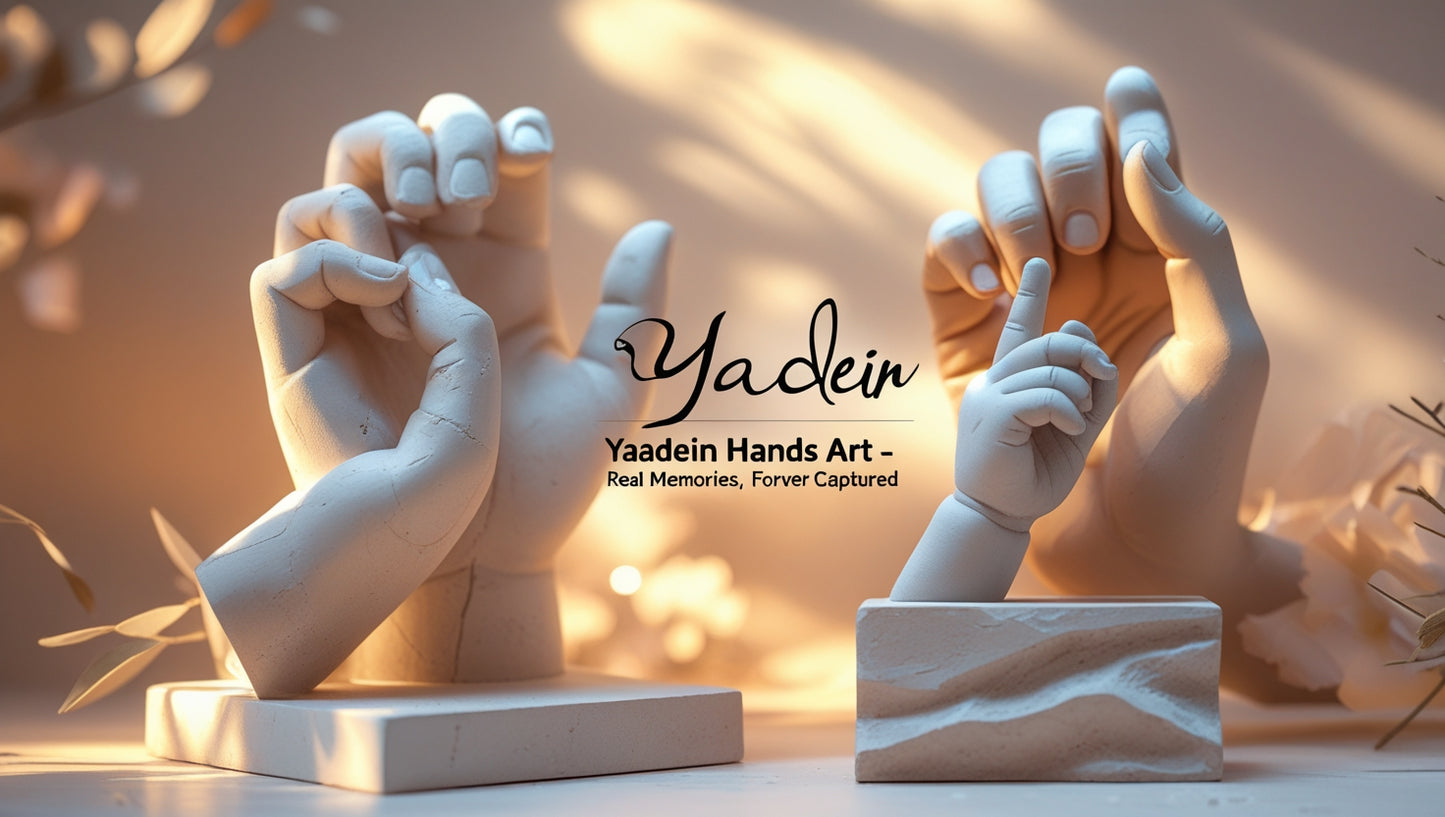 Yaadein™ DIY 3D Hand Sculpture Kit – Make Memories at Home